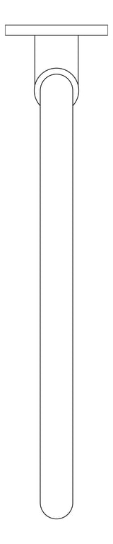 Plan Image of Spout Sink Phoenix VividSlimline Wall Squareline 240