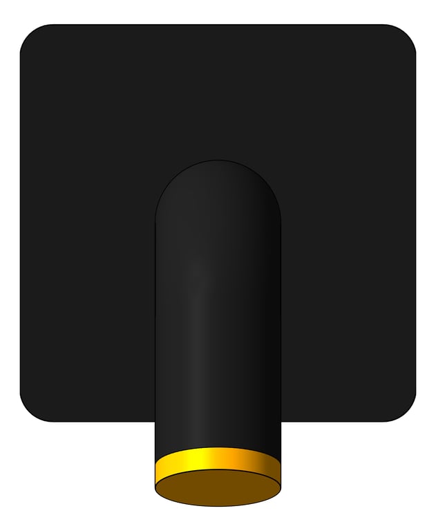 Front Image of Spout Wall Phoenix Toi Basin