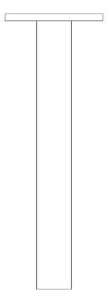 Plan Image of Spout Wall Phoenix VividSlimline316 Bath Basin 180mm