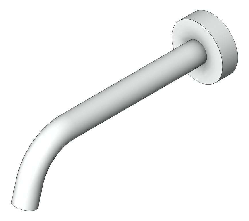 Spout Wall Phoenix VividSlimline Basin Curved 180mm