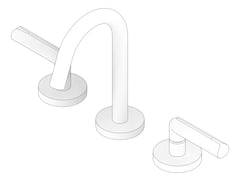 3D Documentation Image of TapSet Basin Phoenix VividSlimlinePlus Lever
