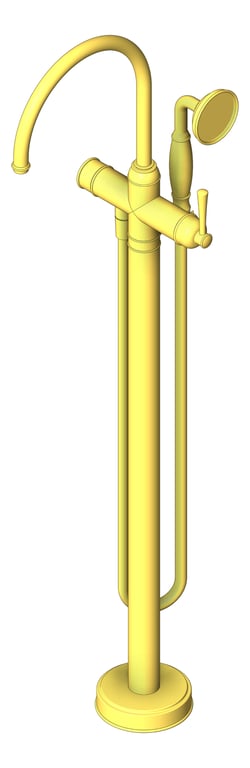 Navigate to TapSet Bath Phoenix Cromford FloorMount HandShower