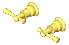 3D Shaded Image of Tap Wall Phoenix Cromford ExtendedSpindles 15mm