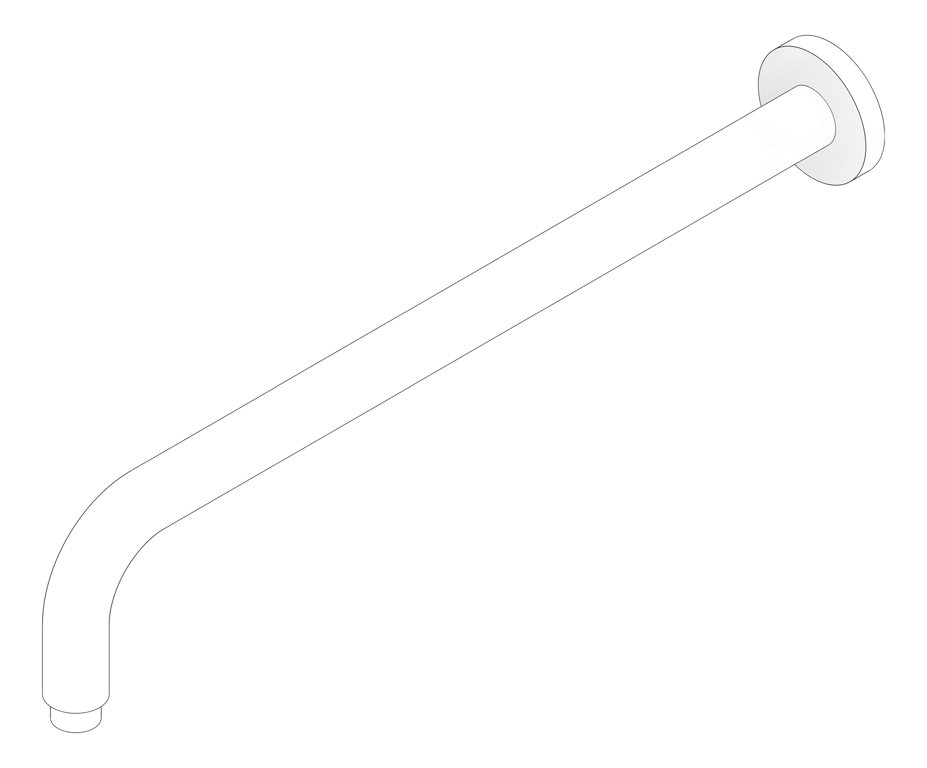3D Documentation Image of Shower Arm Phoenix Vivid Round