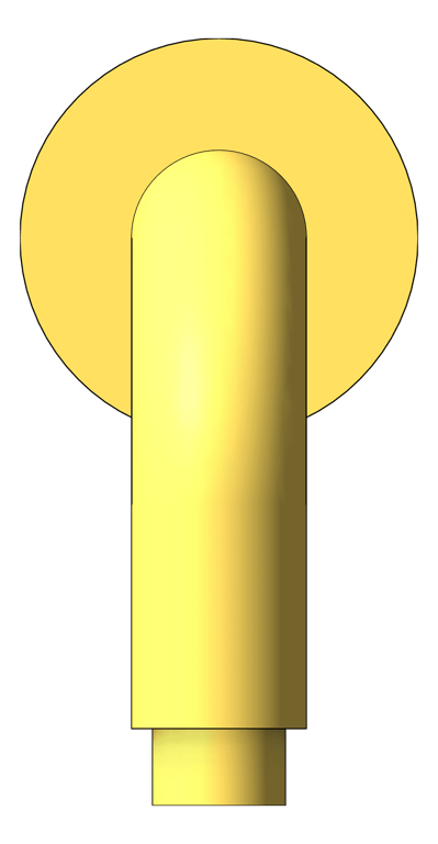 Front Image of Shower Arm Phoenix Vivid Round