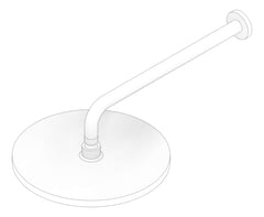 3D Documentation Image of Shower Arm Phoenix Vivid Wall