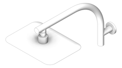 3D Shaded Image of Shower Head Phoenix Rush