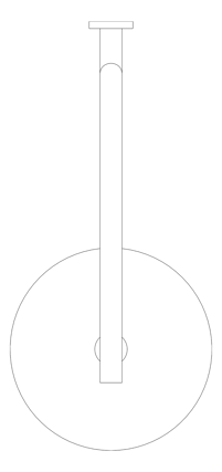 Plan Image of Shower Head Phoenix Vivid Curved