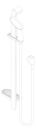 3D Documentation Image of Shower Rail Phoenix NXQuil