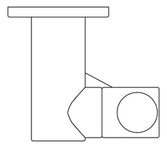 Plan Image of Shower Rail Phoenix VividSlimline Microphone StainlessSteel