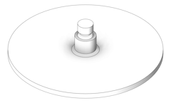 3D Shaded Image of Shower Rose Phoenix Vivid 250