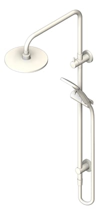 3D Shaded Image of Shower Twin Phoenix Pina