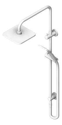 3D Shaded Image of Shower Twin Phoenix Teva