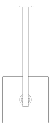 Plan Image of Shower Wall Phoenix Enviro316 Arm Rose