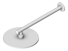 3D Shaded Image of Shower Wall Phoenix VividSlimline 250mmRose