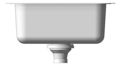 Left Image of Sink Kitchen Phoenix 1000Series OneAndOneThird Drainer Left