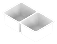 3D Documentation Image of Sink Kitchen Phoenix 2000Series Double