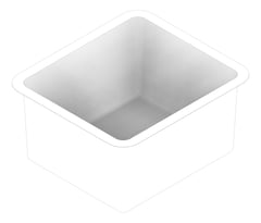 3D Documentation Image of Sink Kitchen Phoenix 2000Series Single