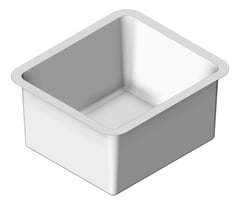 3D Shaded Image of Sink Kitchen Phoenix 2000Series Single