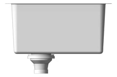 Left Image of Sink Kitchen Phoenix 2000Series Single Large