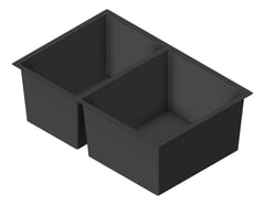 3D Shaded Image of Sink Kitchen Phoenix 4000Series OneAndThreeFourth Right