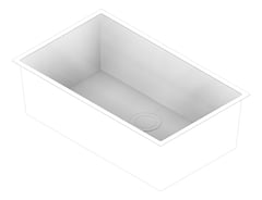 3D Documentation Image of Sink Kitchen Phoenix 4000Series Single ExtraLarge