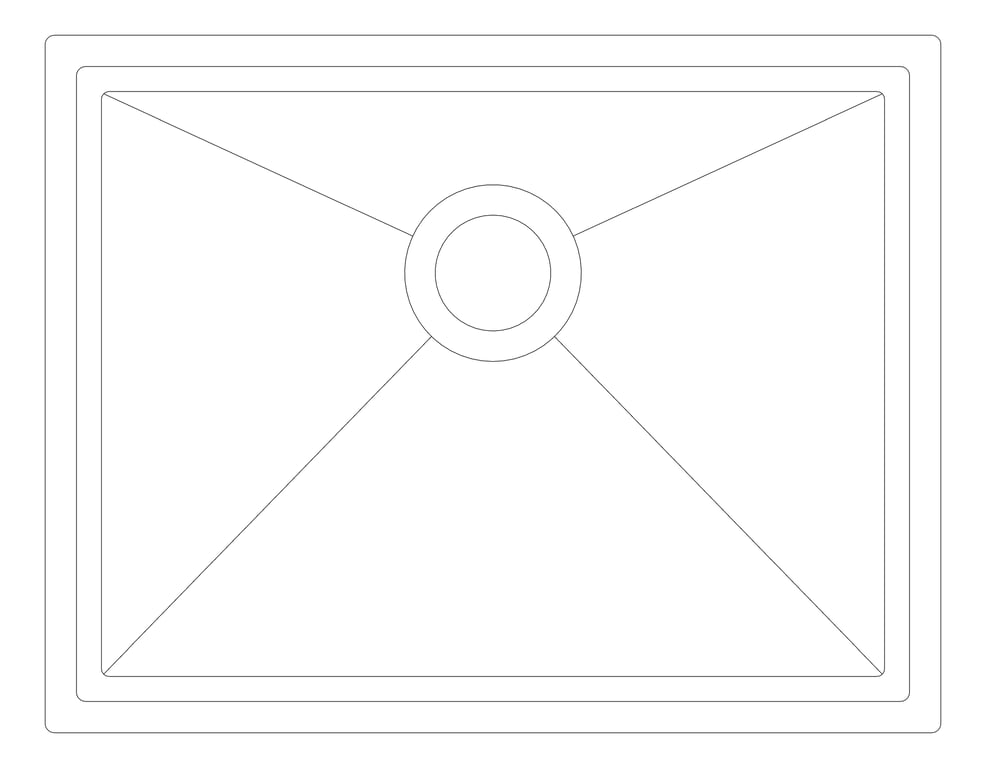 Plan Image of Sink Kitchen Phoenix 4000Series Single Large
