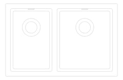 Plan Image of Sink Kitchen Phoenix 5000Series OneAndThreeFourth Right