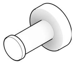 3D Documentation Image of RobeHook SurfaceMount Plumbline Buddy Progetto