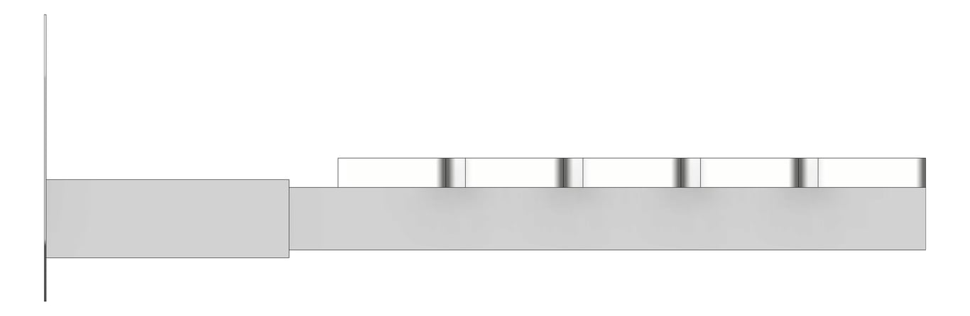 Left Image of ShowerSeat Folding Plumbline Slatted