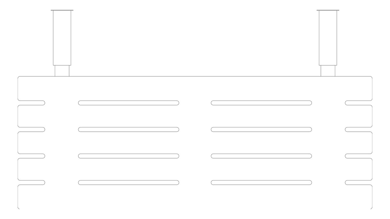 Plan Image of ShowerSeat Folding Plumbline Slatted