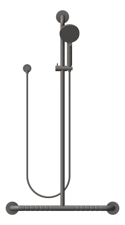 Front Image of Shower Rail Plumbline Progetto Slider