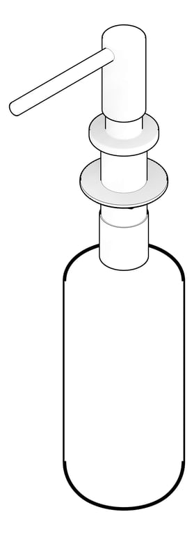 3D Documentation Image of SoapDispenser Plumbline Buddy BuiltIn
