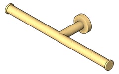 3D Shaded Image of ToiletRollHolder SurfaceMount Plumbline Buddy Progetto Double