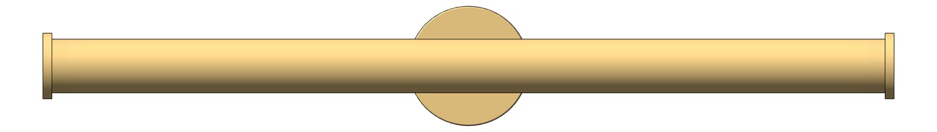 Front Image of ToiletRollHolder SurfaceMount Plumbline Buddy Progetto Double