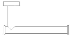 Plan Image of ToiletRollHolder SurfaceMount Plumbline Buddy Progetto