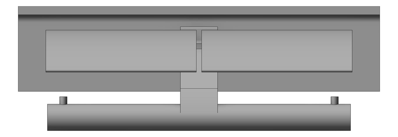 Front Image of ToiletRollHolder SurfaceMount Plumbline Double Shelf