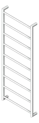 3D Shaded Image of TowelLadder Heated Plumbline Buddy 9Bar