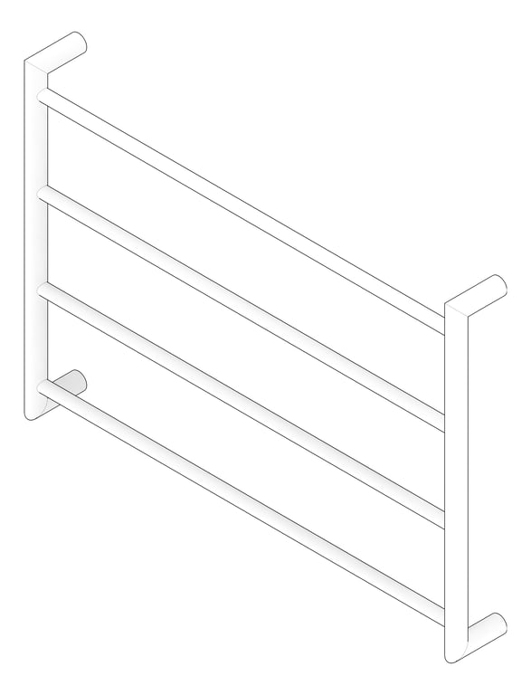 3D Documentation Image of TowelLadder Heated Plumbline Buddy Abask 550