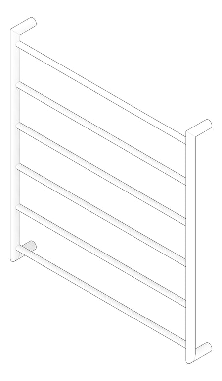 3D Documentation Image of TowelLadder Heated Plumbline Buddy Abask 850