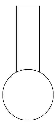 Plan Image of TowelRail Heated Plumbline Buddy Vertical