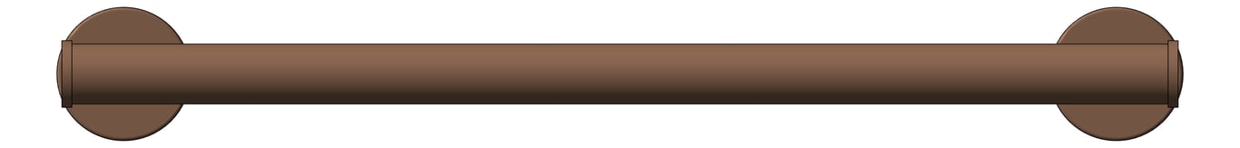 Front Image of TowelRail SurfaceMount Plumbline Buddy Progetto