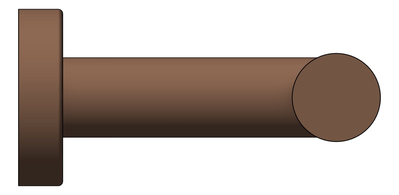 Left Image of TowelRail SurfaceMount Plumbline Buddy Progetto