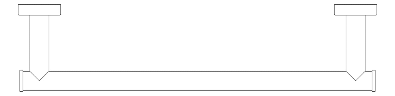 Plan Image of TowelRail SurfaceMount Plumbline Buddy Progetto