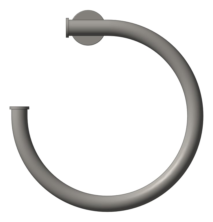 Front Image of TowelRing SurfaceMount Plumbline Buddy Progetto