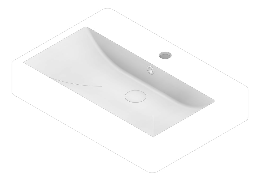 3D Documentation Image of Basin AboveCounter Plumbline Evo