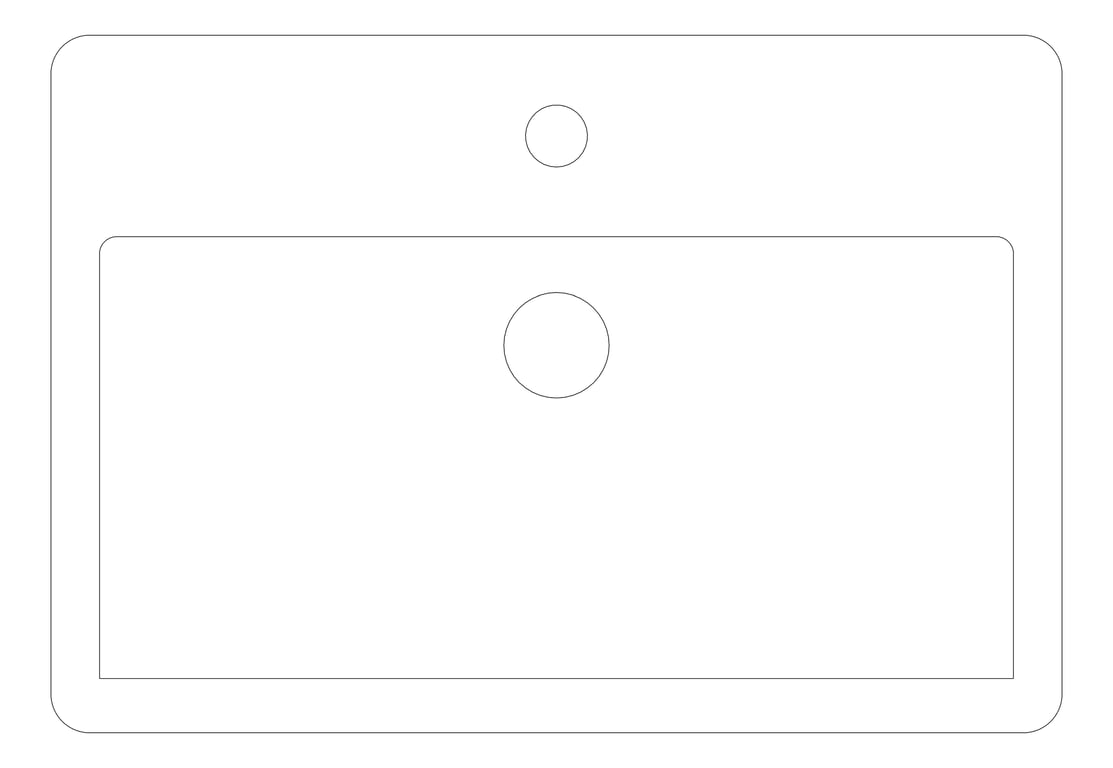 Plan Image of Basin AboveCounter Plumbline Evo
