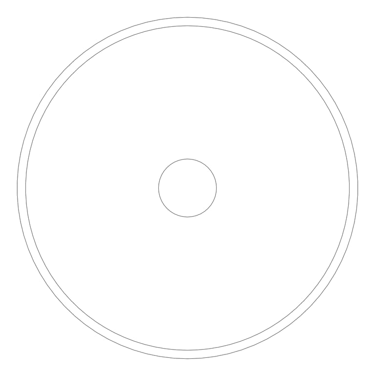 Plan Image of Basin AboveCounter Plumbline Niagara Round