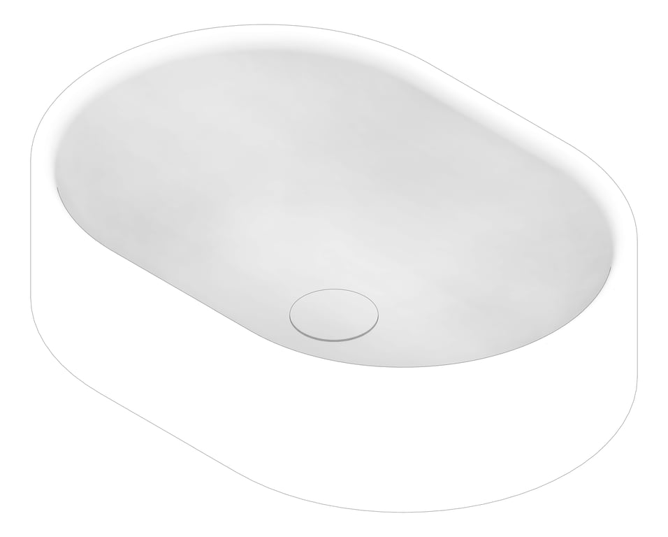 3D Documentation Image of Basin AboveCounter Plumbline Niagara Spio