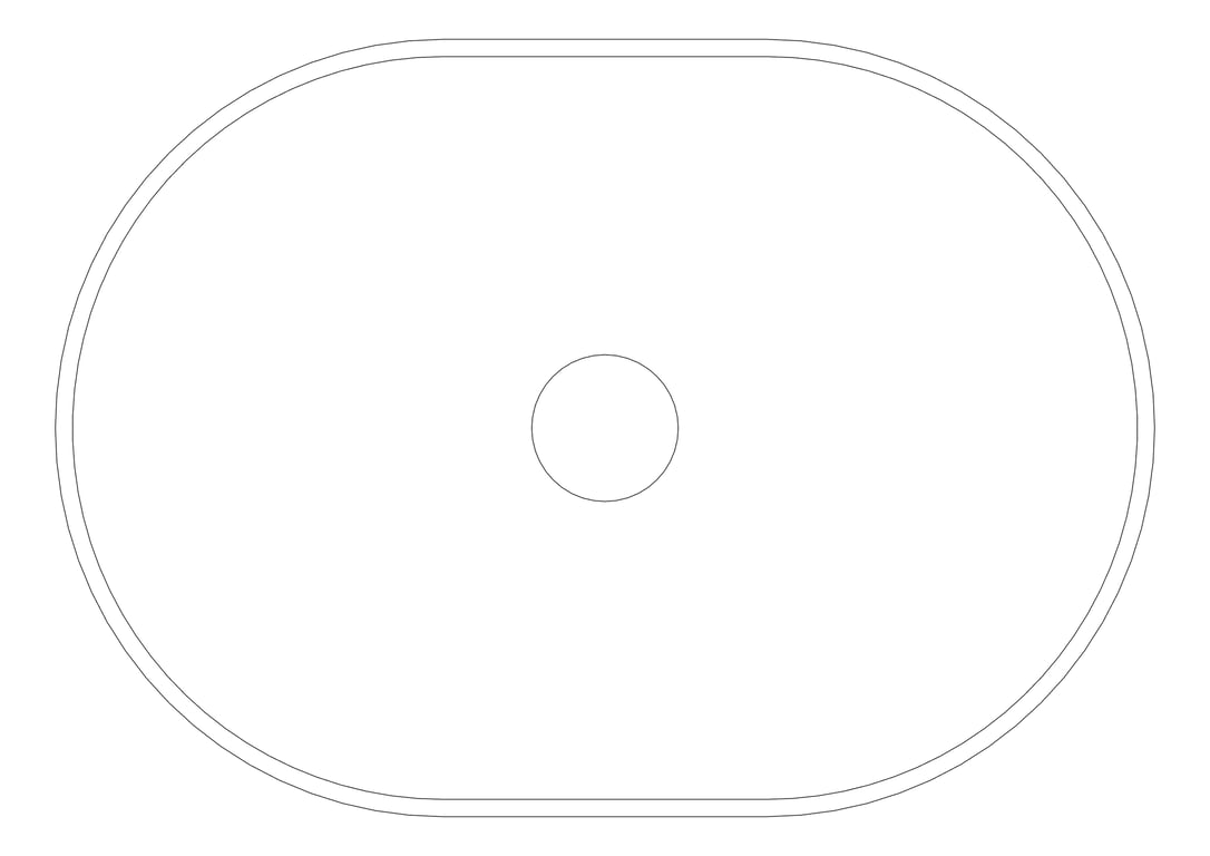 Plan Image of Basin AboveCounter Plumbline Niagara Spio